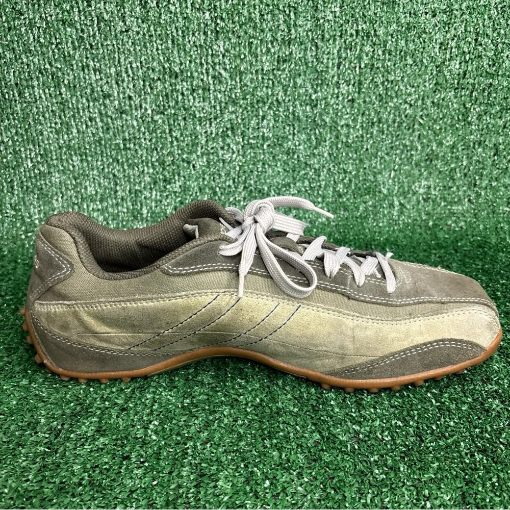 Skechers Citywalk Sneaker Mens Size 10.5 Olive Green Leather Casual Shoes‎